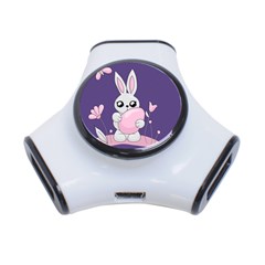 Easter Bunny  3-port Usb Hub by Valentinaart