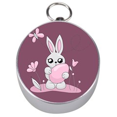 Easter Bunny  Silver Compasses by Valentinaart