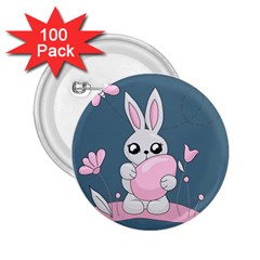 Easter Bunny  2 25  Buttons (100 Pack)  by Valentinaart