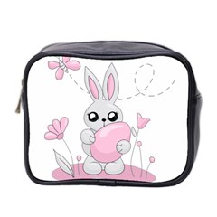 Easter Bunny  Mini Toiletries Bag 2-side by Valentinaart