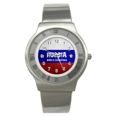 Football World Cup Stainless Steel Watch by Valentinaart