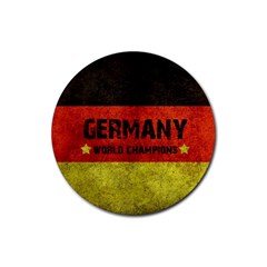 Football World Cup Rubber Round Coaster (4 Pack)  by Valentinaart
