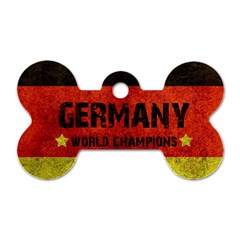 Football World Cup Dog Tag Bone (one Side) by Valentinaart