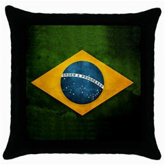 Football World Cup Throw Pillow Case (black) by Valentinaart