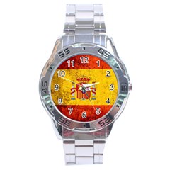 Football World Cup Stainless Steel Analogue Watch by Valentinaart