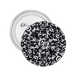 Black And White Abstract Texture 2 25  Buttons by dflcprints