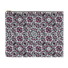 Boho Bold Vibrant Ornate Pattern Cosmetic Bag (xl) by dflcprints