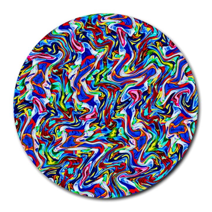 Pattern-10 Round Mousepads