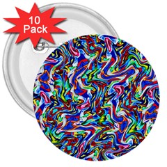 Pattern-10 3  Buttons (10 Pack) 