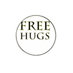 Freehugs Hat Clip Ball Marker Front