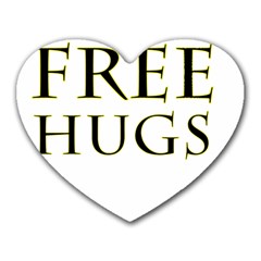 Freehugs Heart Mousepads by cypryanus