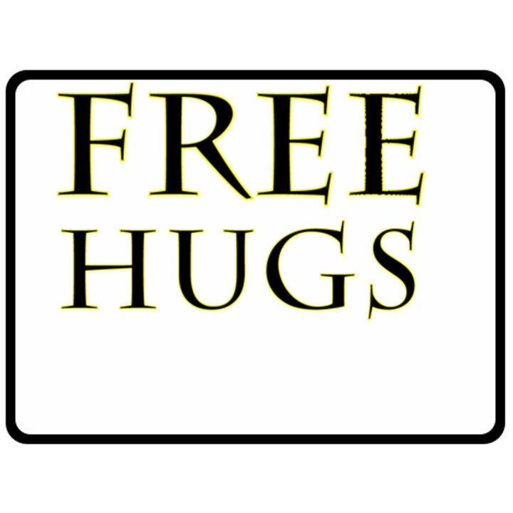 Freehugs Fleece Blanket (Large) 