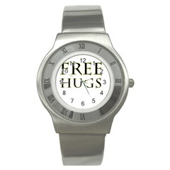 Freehugs Stainless Steel Watch