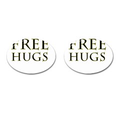 Freehugs Cufflinks (oval) by cypryanus