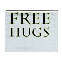 Freehugs Cosmetic Bag (xl) by cypryanus