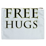 Freehugs Cosmetic Bag (XXL)  Back