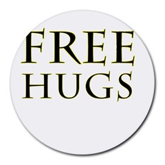 Freehugs Round Mousepads by cypryanus