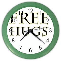 Freehugs Color Wall Clocks by cypryanus