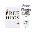 Freehugs Playing Cards 54 (Mini)  Front - HeartJ