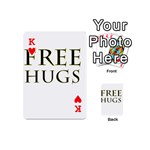 Freehugs Playing Cards 54 (Mini)  Front - HeartK