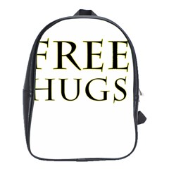 Freehugs School Bag (xl) by cypryanus