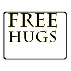 Freehugs Double Sided Fleece Blanket (small) 