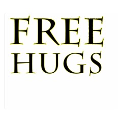 Freehugs Double Sided Flano Blanket (small) 