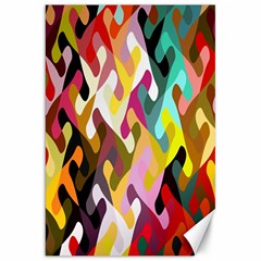 Colorful Shapes                               Canvas 20  X 30  by LalyLauraFLM