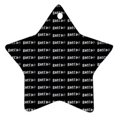 Bored Comic Style Word Pattern Ornament (star) by dflcprints