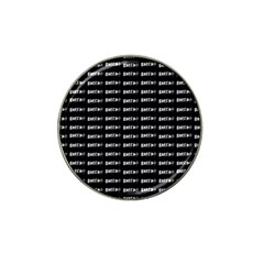 Bored Comic Style Word Pattern Hat Clip Ball Marker (10 Pack) by dflcprints