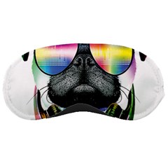 Dj Pug Cool Dog Sleeping Masks by alexamerch