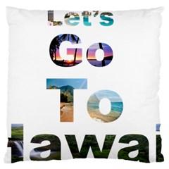 Hawaii Standard Flano Cushion Case (two Sides) by Howtobead