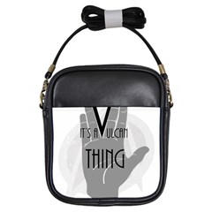 It s A Vulcan Thing Girls Sling Bags by Howtobead