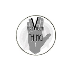 It s A Vulcan Thing Hat Clip Ball Marker (4 Pack)