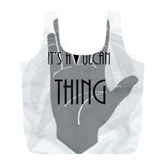 It s A Vulcan Thing Full Print Recycle Bags (l)  by Howtobead