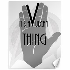 It s A Vulcan Thing Canvas 12  X 16   by Howtobead