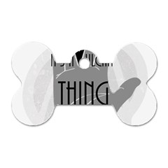 It s A Vulcan Thing Dog Tag Bone (one Side) by Howtobead