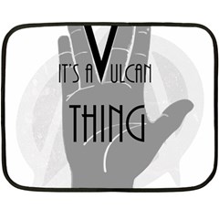 It s A Vulcan Thing Fleece Blanket (mini)