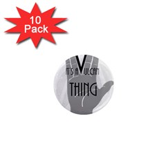 Vulcan Thing 1  Mini Magnet (10 Pack)  by Howtobead