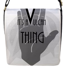 Vulcan Thing Flap Messenger Bag (s) by Howtobead