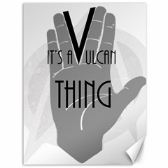 Vulcan Thing Canvas 36  X 48   by Howtobead