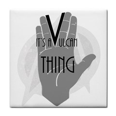 Vulcan Thing Face Towel by Howtobead