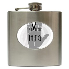 Vulcan Thing Hip Flask (6 Oz) by Howtobead