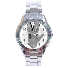 Vulcan Thing Stainless Steel Analogue Watch