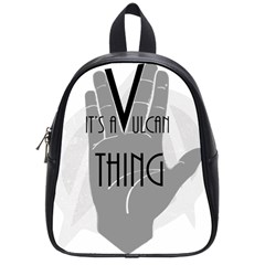 Vulcan Thing School Bag (small) by Howtobead