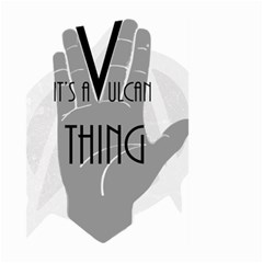 Vulcan Thing Large Garden Flag (two Sides) by Howtobead