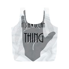 Vulcan Thing Full Print Recycle Bags (m)  by Howtobead