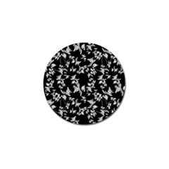 Dark Orquideas Floral Pattern Print Golf Ball Marker (10 Pack) by dflcprints