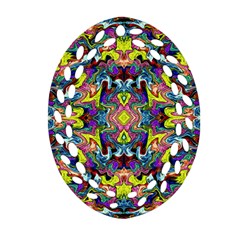 Pattern-12 Oval Filigree Ornament (two Sides)