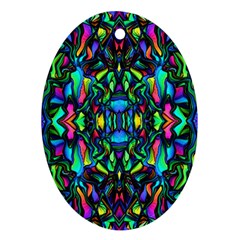 Pattern-14 Ornament (oval) by ArtworkByPatrick